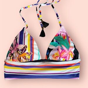 Trina Turk Treasure Cove Bikini Top size 8